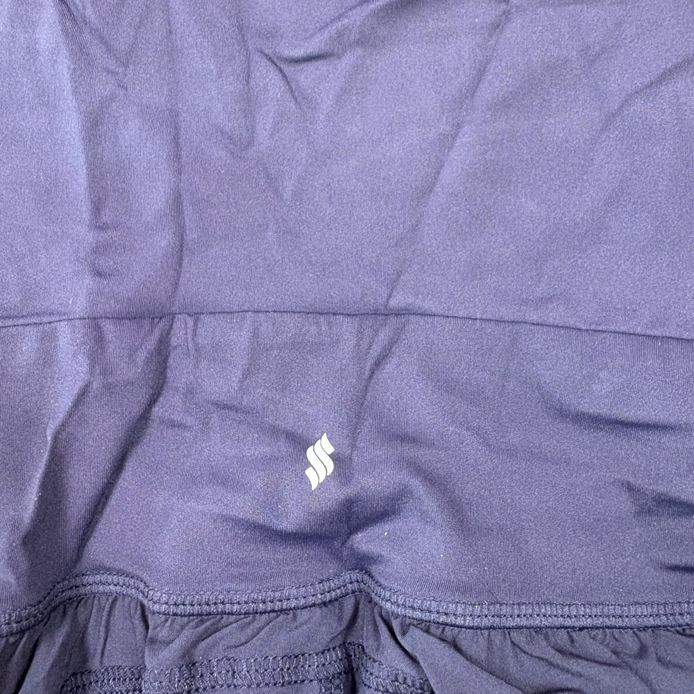 NWT Soothfeel Navy Workout Romper XS Built In Shorts Athletic Activewear - Picture 11 of 11
